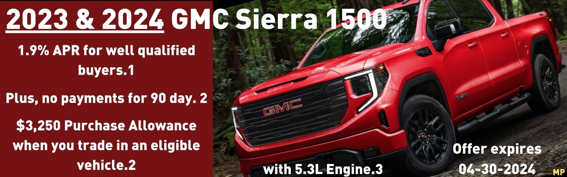 2023 GMC Sierra 1500 offer