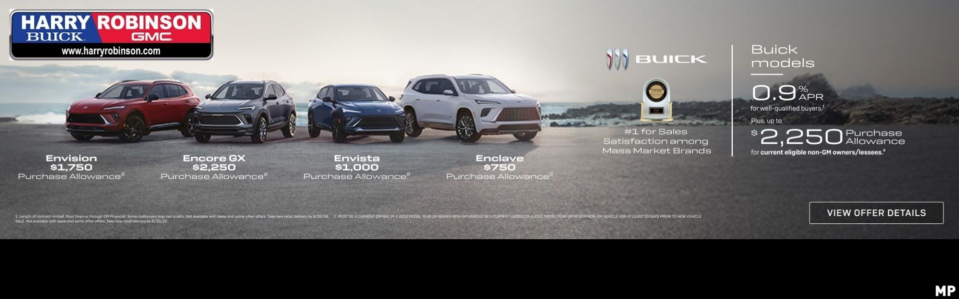 2026 Buick SUV lineup offers